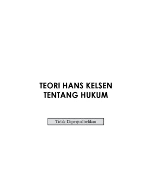 Teori Hans Kelsen Tentang Hukum